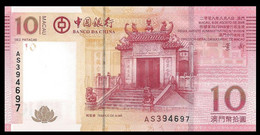 # # # Banknote Aus Macau 10 Patacas 2006 UNC # # # - Macao