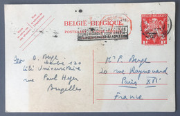 Belgique - Entier Armoirie 1F Rouge Pour La France - (B734) - Other & Unclassified