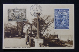 CANADA - Affranchissement De Trois Rivières Sur Carte Postale Pour La France En 1934 - L 87660 - Brieven En Documenten