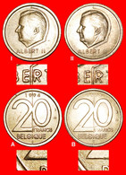 • DISCOVERY COIN SET: BELGIUM ★ 20 FRANCS 1994-1996 FRENCH LEGEND! ALL 2 KNOWN TYPES! LOW START ★ NO RESERVE! - Collections