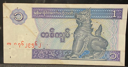 Bankbiljet Van Myanmar - Myanmar
