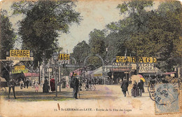 St Germain En Laye          78         Entrée De La Fête Des Loges    Colorisée  (voir Scan) - St. Germain En Laye