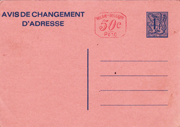 B01-314 AP - Entier Postal - Changement D'adresse N° 21 F 4.50F + 50c P010 - Aviso Cambio De Direccion