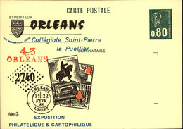SALONS DE COLLECTIONS - Salon De Cartes Postales -  ORLEANS - 1981 - Bourses & Salons De Collections