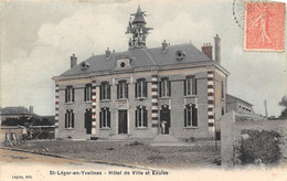 Saint Léger En Yvelines          78       Hôtel De Ville Et Ecoles. Echafaudage.  (voir Scan) - St. Leger En Yvelines