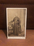 Luçon * Mr MENNEL Ou MENNET Vicaire Générale * Photo CDV Circa 1880/1895 * Photographe Bourgoin - Lucon