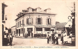 Saint Léger En Yvelines          78     Hôtel Terminus . Maison Laurent Et Pierson      (voir Scan) - St. Leger En Yvelines