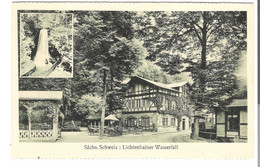 Sächs. Schweiz - Lichtenhainer Wasserfall - Gasthof  V. 1952 (53402) - Sebnitz