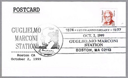 125 Anos Nacimiento GUGLIELMO MARCONI (1874-1937). Boston CA 1999 - Nobel Prize Laureates