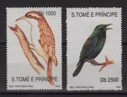 Sao Tome Et Principe - N°1139 + 1142 - Faune - Oiseaux - Cote 18€ - * Neuf Avec Trace De Charniere - Sao Tome Et Principe