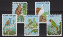 Sao Tome Et Principe - N°1157 à 1161 - Faune - Oiseaux - Cote 20€ - * Neuf Avec Trace De Charniere - Sao Tome En Principe
