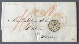 Pologne, Lettre De LUTA 8.7.1848 Pour Wohlen, Suisse - (B796) - ...-1860 Prefilatelia