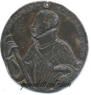 EDWARD II PLANTAGENETO INGHILTERRA PLACCA RITRATTO RINASCIMENTALE - Royaux/De Noblesse