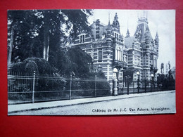 CPA BELGIUM - CHATEAU DE Mr J.-C. VAN ACKERE - WEVELGHEM (IT#4945) - Wevelgem