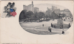 CPA A9 Union Square-AUTHORIZED BY ACT OF CONGRESS OF 19 MAY 1898-Greetings From Picturesque AMERICA - Places & Squares