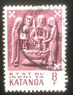 Etat Du Katanga -  T1/15 - (°)used - 1961 - Michel 61 - Katangesche Traditionele Kunst - Katanga