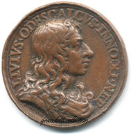 LIVIO ODESCALCHI DUCA DI CERI RARA MEDAGLIA 1685 NIPOTE PAPA INNOCENZO XI - Royal/Of Nobility