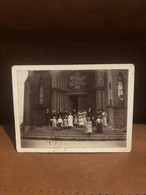 Sedan * Place Et Portail De L'église Notre Dame De Torcy * Photo Ancienne Début 1900 - Sedan