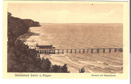 Ostseebad Sellin Auf Rügen - Strand Mit Seebrücke  V. 1925 (53419) - Sellin