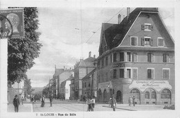 21-3005 : SAINT-LOUIS. RUE DE BALE. BANQUE COMPTOIR D'ESCOMPTE DE MULHOUSE - Saint Louis