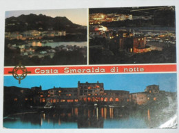 OLBIA TEMPIO - Costa Smeralda Di Notte - 3 Vedute - 1974 - Olbia