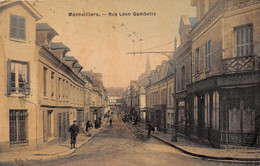 MONTIVILLIERS - Rue Léon Gambetta (carte Toilée) - Montivilliers