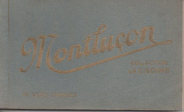 REF 541 : CPA Carnet Complet 15 CP Montlucon Collection La Cigogne - Montlucon