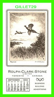 CALENDRIER - RINGNECKS BIRDS - SEPTEMBER 1996 &1966 & 1967 COMPLETE - ROLPH-CLARK STONE LTD - DIMENSION 8 X 15cm - - Petit Format : 1961-70