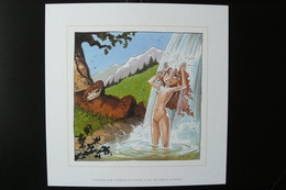 Illustration - Pyrénée - Sternis & Loisel - Ed. Glénat 1999 - Screen Printing & Direct Lithography