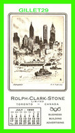 CALENDRIER - METROPOLIS - JULY 1996 &1966 & 1967 COMPLETE - ROLPH-CLARK STONE LTD - DIMENSION 8 X 15cm - - Petit Format : 1961-70