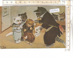 PO9980D# ILLUSTRATORI ARTHUR THIELE - GATTI UMANIZZATI - DRESSED CATS - SCUOLE INSEGNAMENTO - PUNIZIONE  No VG - Thiele, Arthur