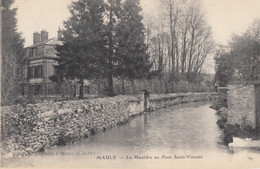 Maule 78 - Rivière La Mauldre Au Pont De Saint-Vincent - Editeur Legrand - Maule