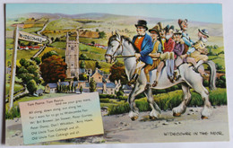 Carte Postale Widecombe In The Moor Ye Olde Glebe House Tom Pearce - Dartmoor