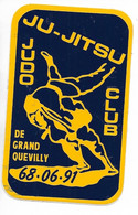 AUTOCOLLANT STICKER ADHÉSIF - JU-JITSU JUDO CLUB DE GRAND QUEVILLY - SPORT ARTS MARTIAUX - Autocollants