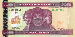 ERYTHREE 2004 50 Nakfa - P.07  Neuf UNC - Eritrea