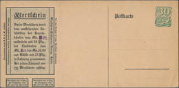 Deutsches Reich - Privatganzsachen: 1892/1926, Partie Von Acht (meist Besseren) Privat-Ganzsachen So - Autres & Non Classés