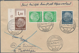 Deutsche Besetzung II. WK: 1938/43, B & M, GG Etc., Ca. 60 Div. Belege Echt Gelaufen Aber Auch Samml - Occupation 1938-45