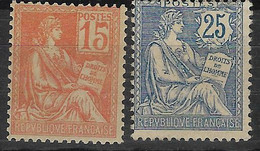 France - N° 117 Neuf** Et 127 Neuf* - Unused Stamps