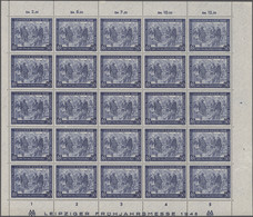 Alliierte Besetzung - Gemeinschaftsausgabe: 1948, 50 Pfg. Leipziger Frühjahrsmesse, Partie Von 16 Or - Andere & Zonder Classificatie