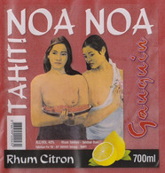 Polynésie Française - Tahiti / Autocollant - Etiquette De Bouteille De Rhum / NOA NOA - 2021 - Alcoholes Y Licores