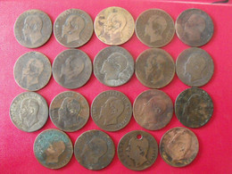 Italie Italia. Lot De 15 Pièces De 10 Centesimi 1863/1894. Vittorio Emanuele II. Umberto I - 1861-1878 : Victor Emmanuel II