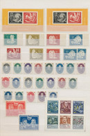 DDR: 1949/1955, Saubere Postfrische Partie Von Nur Mittleren Und Besseren Anfangsausgaben, Dabei Zwe - Collections