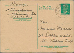 DDR - Ganzsachen: 1945/1990, SBZ/DDR, Saubere Sammlung Von Ca. 112 Gebrauchten Ganzsachen, Oft Aus D - Other & Unclassified