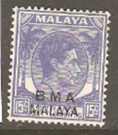 Malaya  B.M.A.  1945  SG 11 Die 1   Lightly Mounted Mint - Malaya (British Military Administration)
