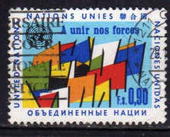 UNITED NATIONS GENEVE GINEVRA SVIZZERA ONU UN UNO 1969 1970 Abstract Group Ol Flags 0.90fs 90c USATO USED OBLITERE' - Usati