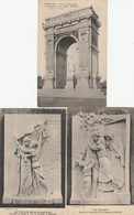 PROYANT AUX DEFENSEURS DE LA SOMME ARC DE TRIOMPHE +BAS RELIEF EN MARBRE - Altri & Non Classificati