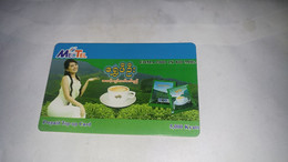 Myanmar-birmanie-MECTEL-cdma20001x800-(5000kyats)-(8)-(1120000010025133)-gsm Prepiad-used Card+1prepiad Card Free - Myanmar (Burma)