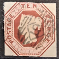 GREAT BRITAIN 1848 - Canceled - Sc# 6 - 10d - Used Stamps