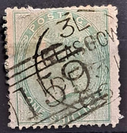 GREAT BRITAIN 1856 - Canceled - Sc# 28 - 1sh - Oblitérés