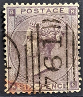 GREAT BRITAIN 1862 - Canceled - Sc# 39 - 6d - Used Stamps